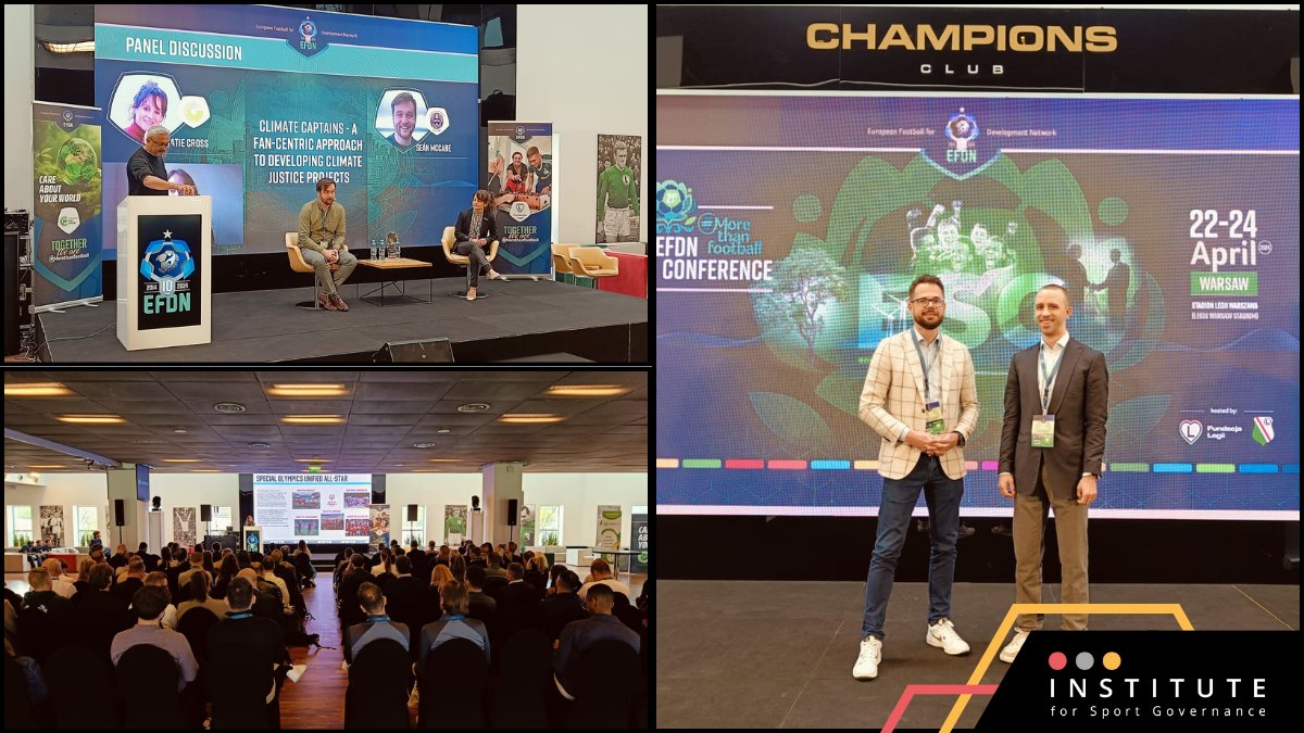 🌟⚽️ Engaging discussions, inspiring insights! Team ISG participated in the EFDN #MoreThanFootball Conference, delving into crucial topics like gender equality, social responsibility, and mental health in sports. Congrats to @EFDN for a great event! 🔴⚪️🟠 #ISG #MoreThanFootball