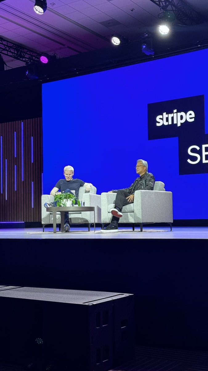 Daddy Jensen at @Stripe Sessions — If you have acne, YOU DON’T DESERVE TO START A COMPANY
