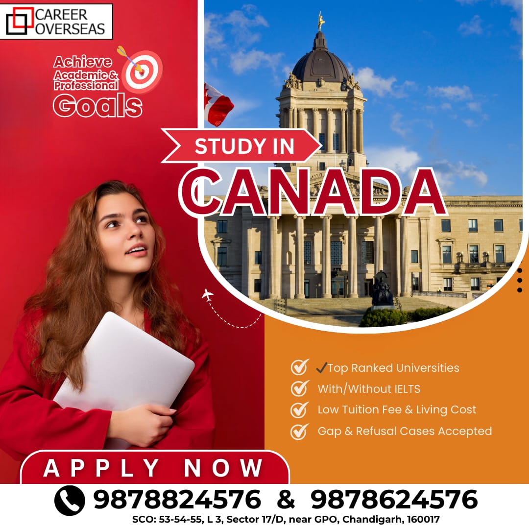 Calling all Students! 📚 🇨🇦 CANADA Study visa Apply now for the opportunity of a lifetime!
Contact : 9878824576
👉 consultancy.careeroverseas.co.in
#CANADAVisa #CANADAStudyVisa #CANADA #CANADAWorkVisa #immigrationconsultant #StudyVisaConsultant #CareerOverseas #VisaConsultancy