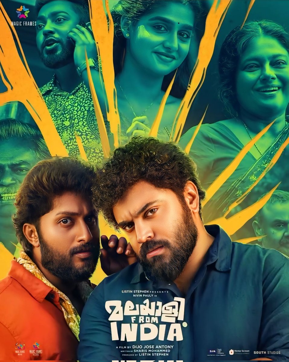 📌 #MalayaleeFromIndia 𝗔𝗱𝘃𝗮𝗻𝗰𝗲 𝗕𝗼𝗼𝗸𝗶𝗻𝗴 𝗦𝘁𝗮𝗿𝘁𝘀 𝗢𝗻 𝗔𝗽𝗿𝗶𝗹 𝟮𝟳 💥

#NivinPauly | #DijoJoseAntony | #JakesBejoy | #DhyanSreenivasan 
#FilmyEnthusiast #PradeepHarsha