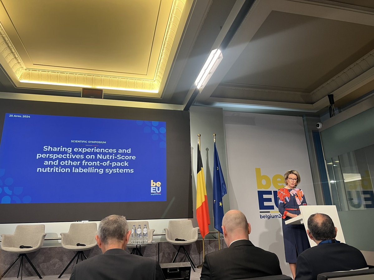 The 🇧🇪queen outlines clear need for stronger measures to counter high levels of obesity @EU2024BE conference incl the adoption of a scientifically validated colour-coded #FOPNL *as well* as improvements to #foodenvironments eg tackling marketing of unhealthy food

Hear hear!