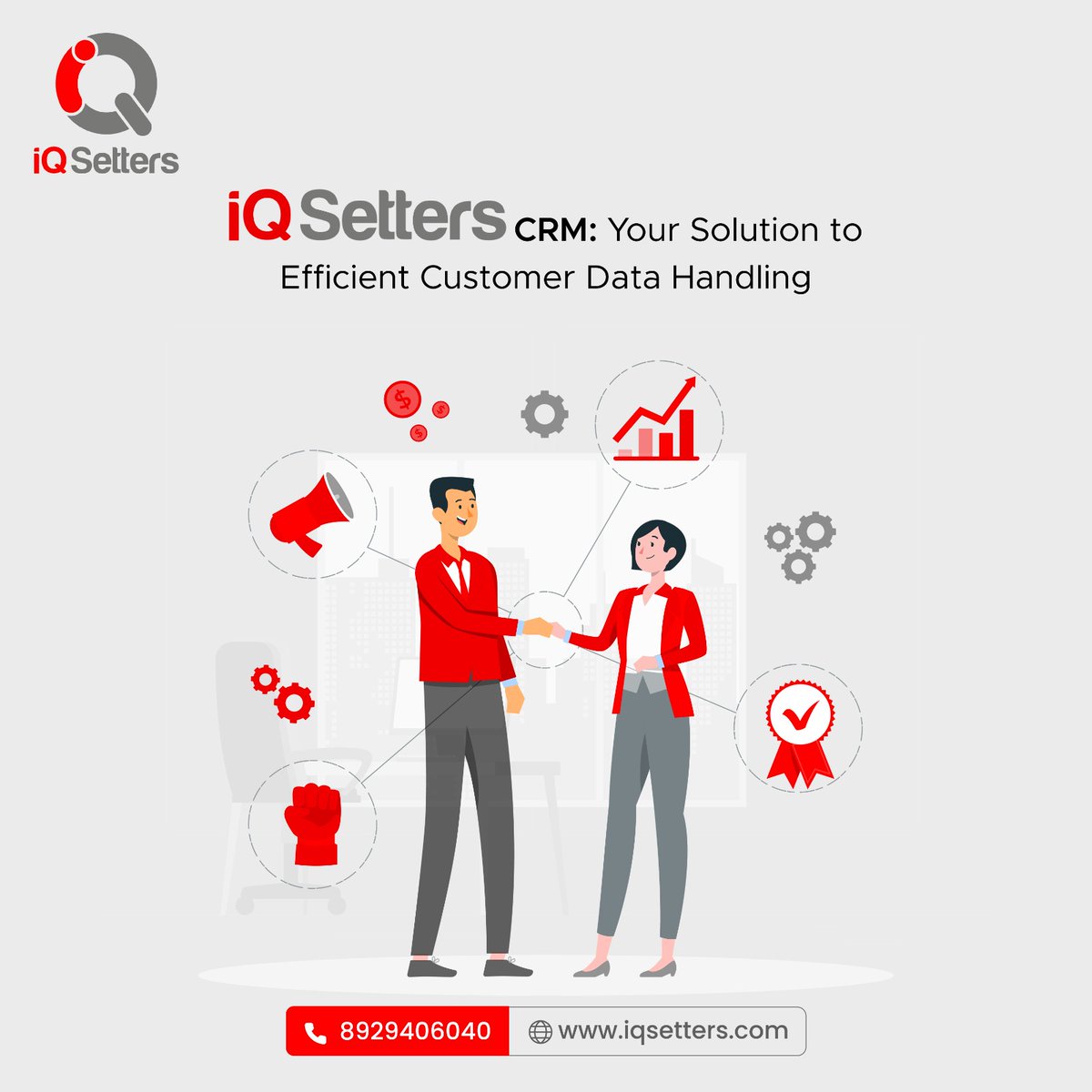 Experience streamlined customer data handling with IQ Setters CRM – your ultimate solution for efficient customer management.

#IQSettersCRM #EfficientDataHandling #CustomerManagement #LeadManagement #EfficiencyBoost #IQSettersLMS #IQsetters #LMS #CRM #realestate