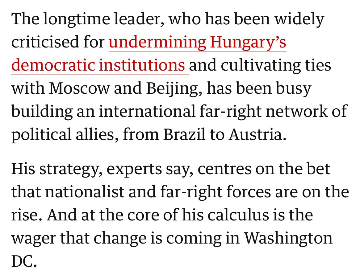 Sometimes storms boil up from a clear sky. Others you see coming. And still people are ignoring this approaching disaster, minimising it, pretending business as usual or even getting close to populists to further other agendas theguardian.com/world/2024/apr…