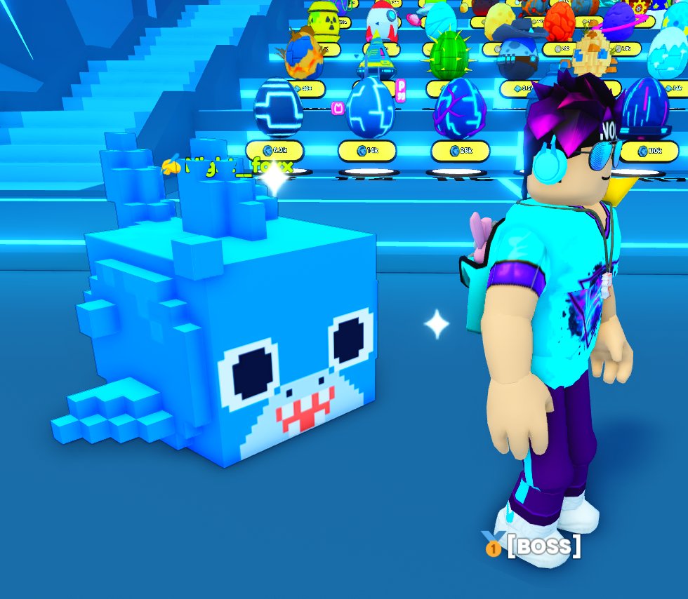 Because BOSS Clan won the Huge Pixel Shark on a Glitch... I've decided to give it away to someone in the comments below (Follow and RT so I can DM you if you win!) GOOD LUCK! Winner chosen in 5 days!