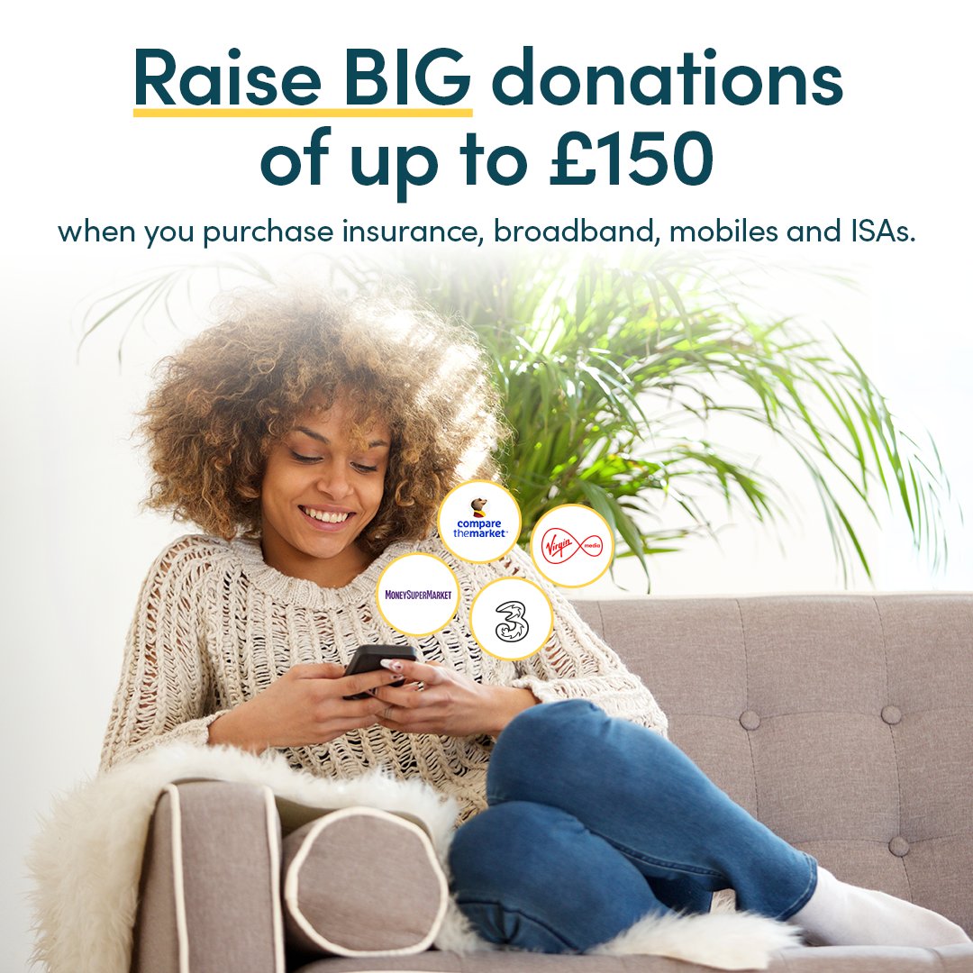 Home or car insurance renewal due soon? Looking to upgrade your phone contract? You can collect a big donation from such buys via easyfundraising. Confused.com, Compare the Market, Virgin Media and many more are ready to donate! 👇 bit.ly/42IvRdA