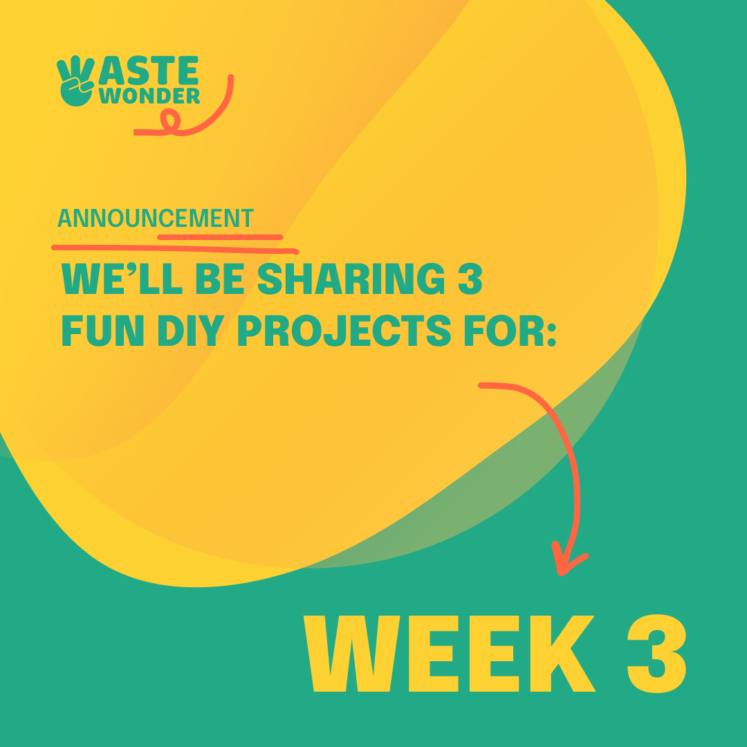 Get ready to DIY like never before! 🎨♻️ Dive into Week 3 with us as we explore fun projects using recycled materials. Gather your supplies and let's unleash our creativity together! #DIYFun #RecycledCrafts
