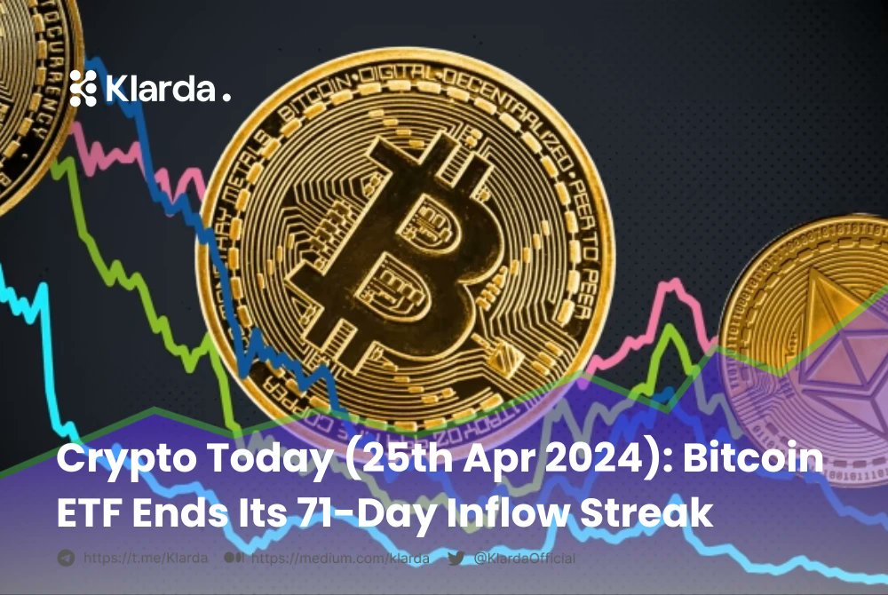 Update the latest news in #cryptomarket 🚀 1⃣@BlackRock's #BitcoinETF sees a break in its 71 consecutive days of inflow 2⃣@BNBCHAIN burns nearly $1.17 billion in its 27th $BNB burning event 3⃣@Bitcoin and @ethereum #ETFs in Hong Kong will officially begin trading on April 30th…