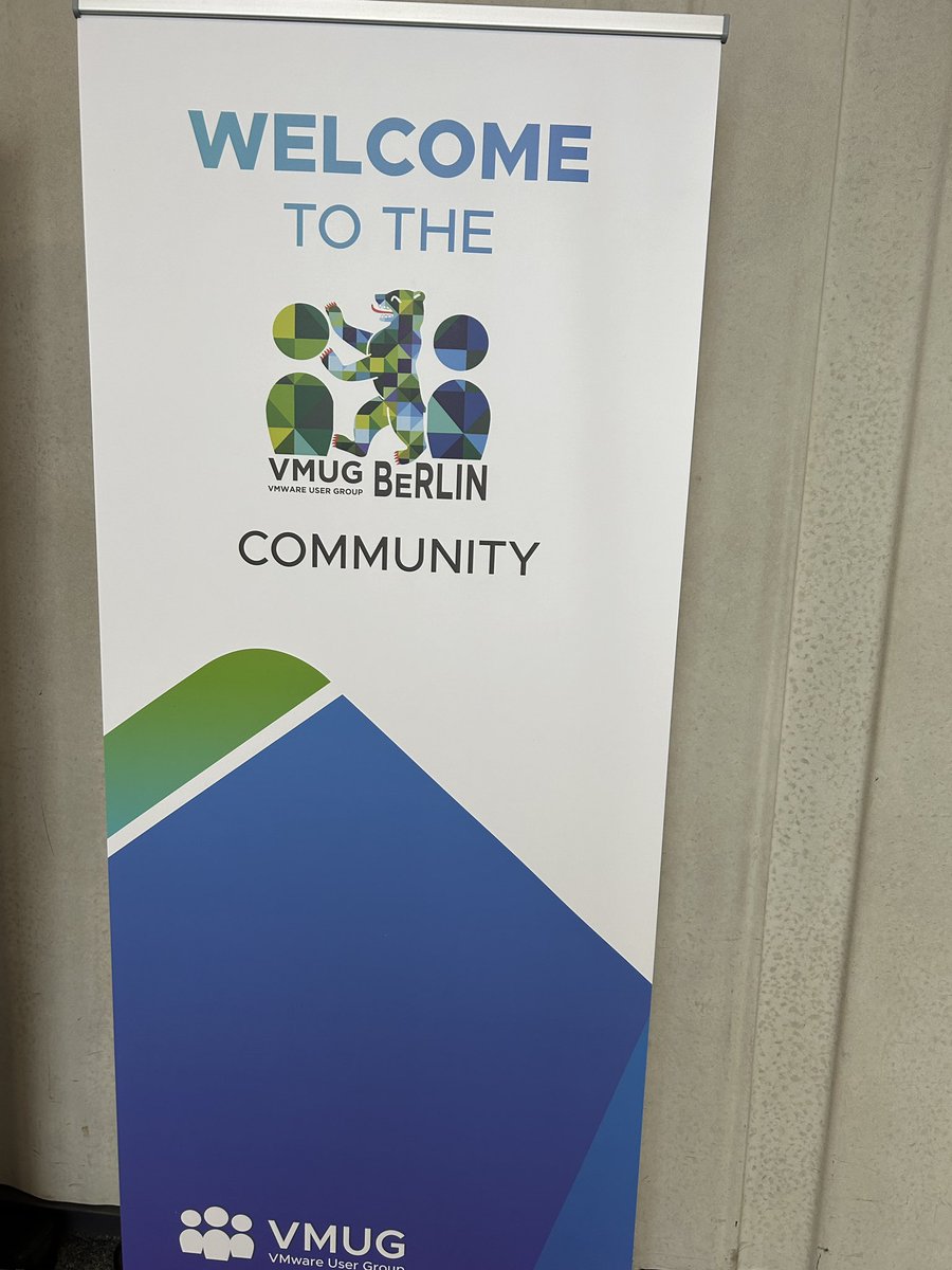 BerlinVMUG tweet media