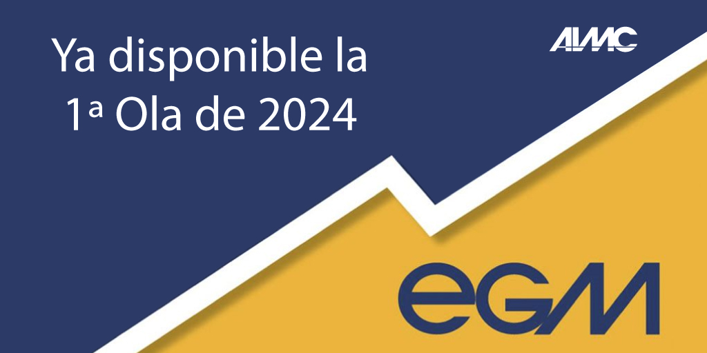 Ya están aquí, puntualmente, los datos de la 1ª ola del Estudio General de Medios (EGM) 2024. Accede aquí al resumen general: aimc.es/blog/entrega-r…