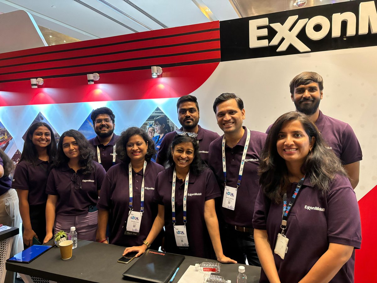 exxonmobil_ind's tweet photo. From panel discussions on India’s #energy future to talent scouting for our growing Bengaluru campus, we had a very productive outing at this year’s #WeLocal Bengaluru Conference. Looking forward to being back again next year!
#careers #weareexxonmobil https://t.co/7DPjfBTXCs