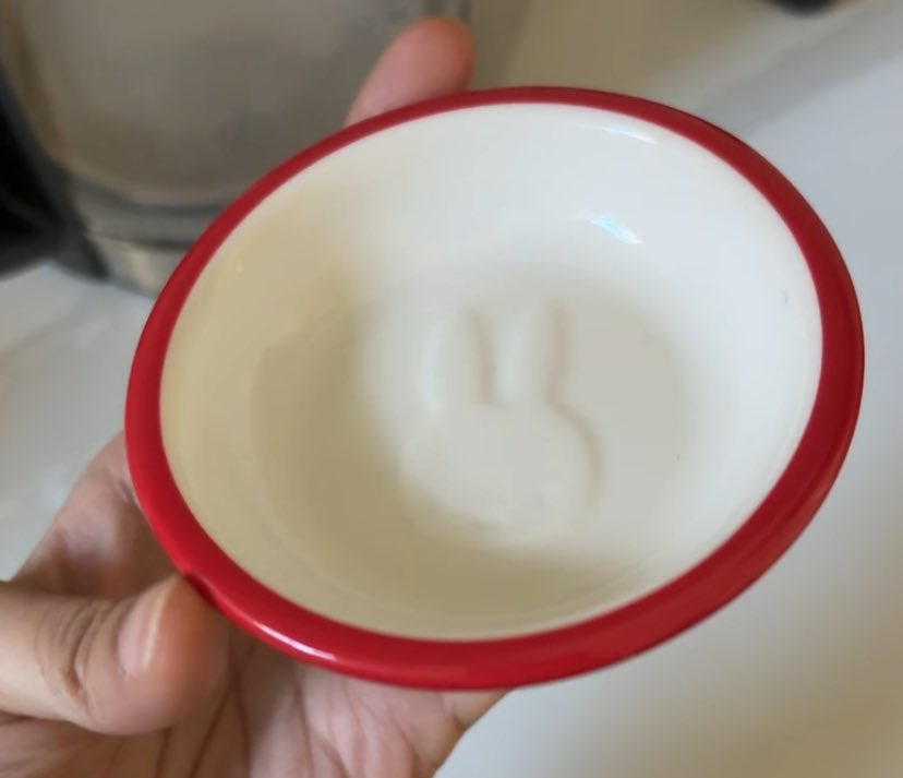 my sister won a miffy tableware set from haidilao for spending over 150usd