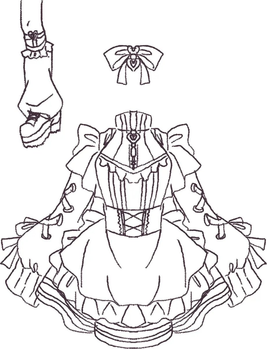 クラシカルなお人形さんぽい服も、 今っぽいジャージメイドさんも