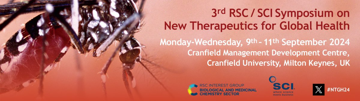 ❗ FINAL REMINDER ❗ Poster abstract submission deadline for the 3rd RSC / SCI New Therapeutics for Global Health conference is midnight (BST) TOMORROW 🕛 To submit your abstract, click here 👉 hg3.co.uk/ntgh/ #NTGH24