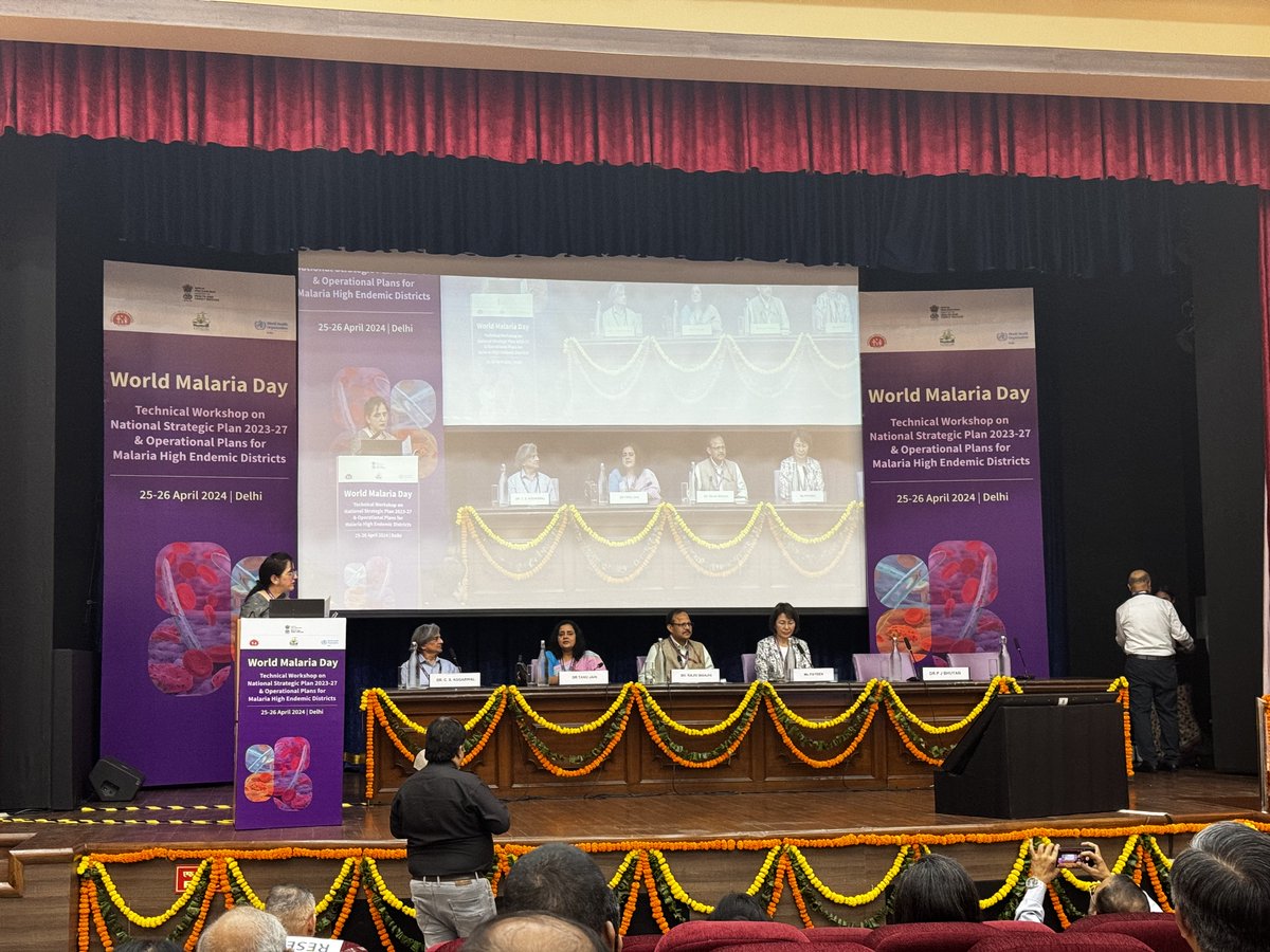#India🇮🇳 is committed to #EndMalaria and improve #HeathEquity by 2030. For #WorldMalariaDay @MoHFW_INDIA and @WHO India organized a technical session to operationalize this goal and #AccelerateTheFight💪