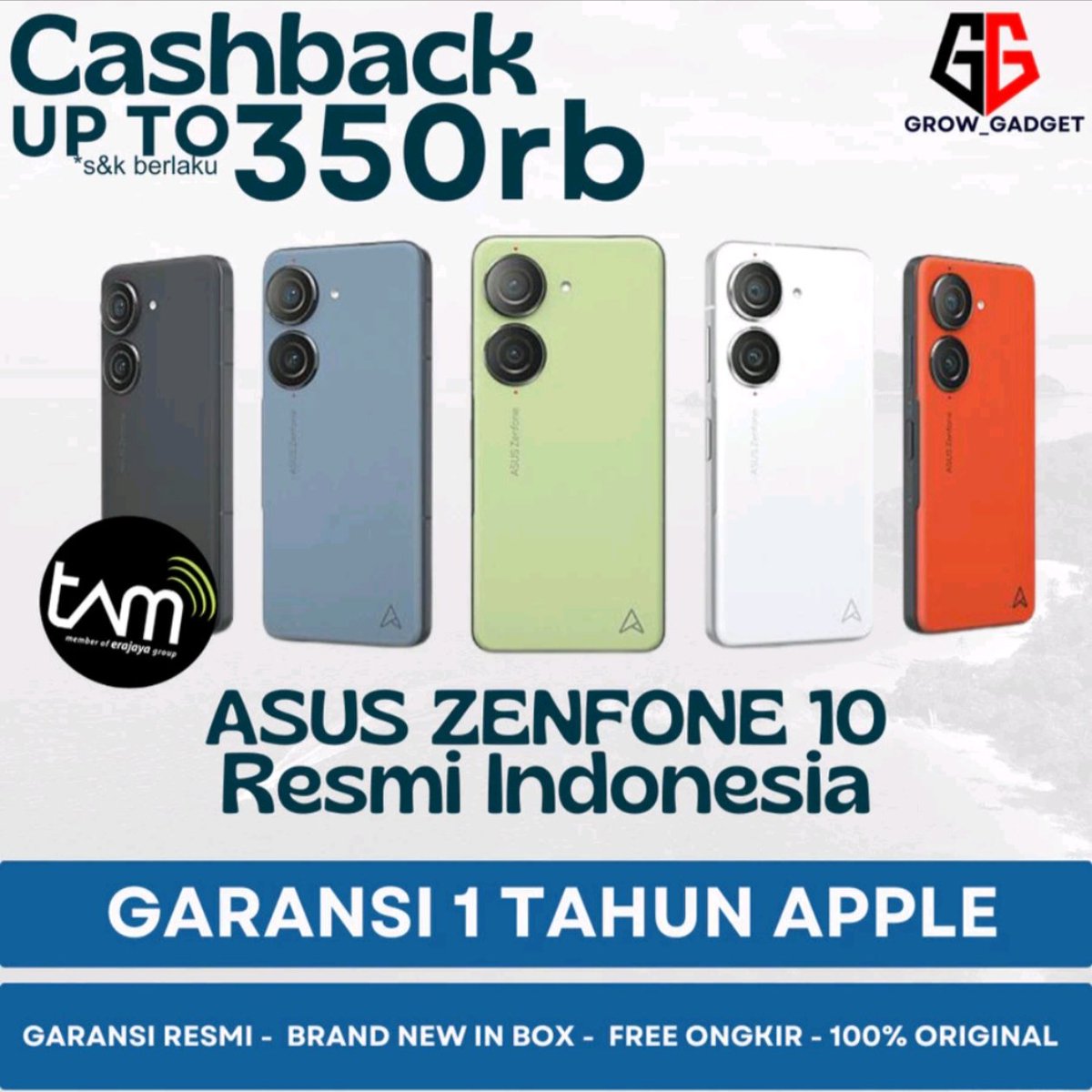 Aduh... ke mana saja saya selama ini. Baru sore ini saya mengetahui kalau Zenfone 10 ternyata bergaransi Apple. 🤣🤣🤣