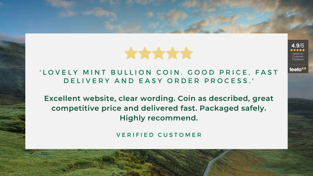 At Bleyer, we pride ourselves on making our customers feel special and valued.

See what our customers have to say: bit.ly/3MgHJg9

#FeefoTrusted #bullion #preciousmetals