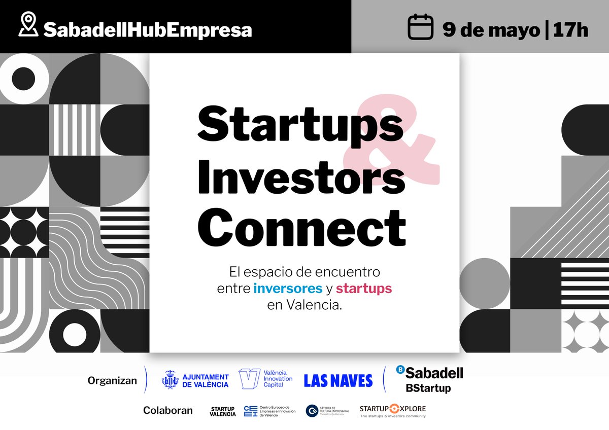 ¿Tienes una startup en búsqueda de inversión y visibilidad? Tienes hasta el 30 de abril para presentar tu compañía en la 30º ed #SIConnect, el encuentro entre inversores y emprendedores de #Valencia donde poder impulsar tu compañía a un nuevo nivel. bit.ly/3y0IncU