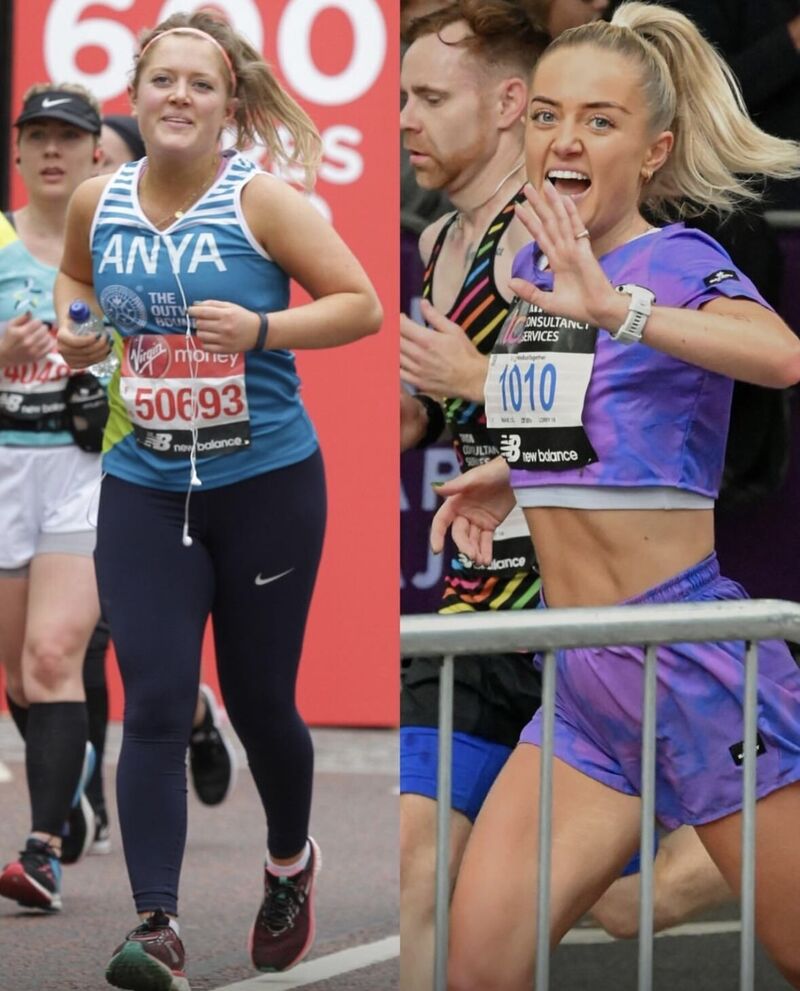 Anya Culling started running during lockdown - 4 years later, she's one of the fastest marathon runners in the UK 🤯 2019: Ran her first marathon in 4hrs 34 mins 2022: Ran a marathon in 2hrs 36 mins 2024: Ran in the London Marathon’s elites, finishing 16th A true inspiration!