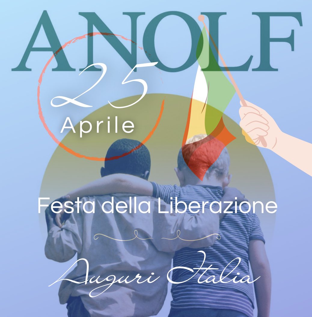 🇮🇹25 Aprile 2024, Buona Festa della Liberazione! <a href="/mariailenarocha/">Marilena</a> <a href="/AnolfNazionale/">ANOLF Nazionale ETS</a>: “Promuoviamo società sempre più #inclusive e #pacifiche garantendo l’accesso alla #giustizia #tutela #integrazione &amp; #interazione a tutti i livelli”. 
AUGURI ITALIA 🇮🇹 #OltreLeFrontiere