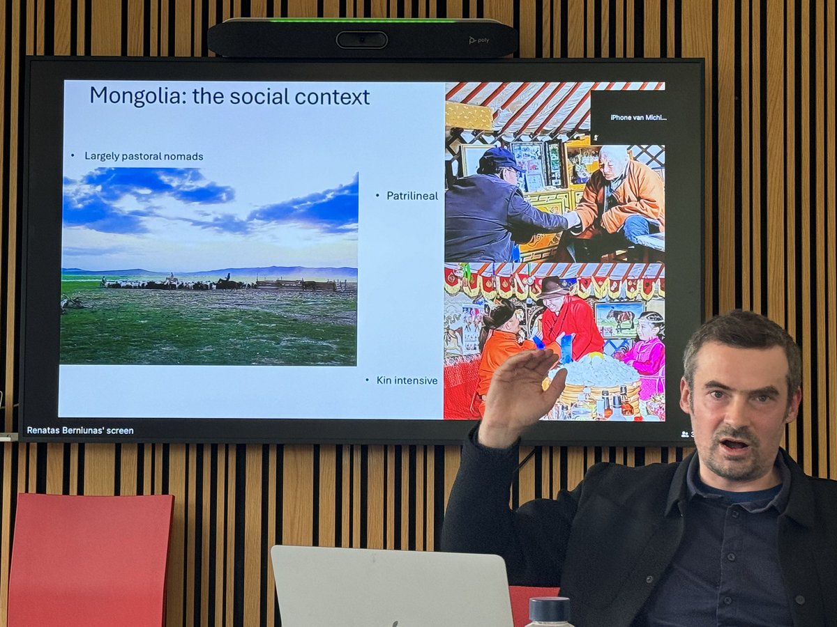 Andreas Roepstorff (@aroepstorff) on Twitter photo What if notions of ‘mind’ are culturally mediated in our language, thinking and experience? <a href="/RenatasBern/">Renatas Berniūnas</a> explores this today <a href="/AIAS_dk/">Aarhus Institute of Advanced Studies</a>, using Mongolia as a case. ‘Setgel’ appears unbounded, porous, a property of spirits, not just humans, aias.au.dk/events/show/ar…, <a href="/tanyaluhrmann/">Tanya Luhrmann</a> What if notions of ‘mind’ are culturally mediated in our language, thinking and experience? <a href="/RenatasBern/">Renatas Berniūnas</a> explores this today <a href="/AIAS_dk/">Aarhus Institute of Advanced Studies</a>, using Mongolia as a case. ‘Setgel’ appears unbounded, porous, a property of spirits, not just humans, aias.au.dk/events/show/ar…, <a href="/tanyaluhrmann/">Tanya Luhrmann</a>