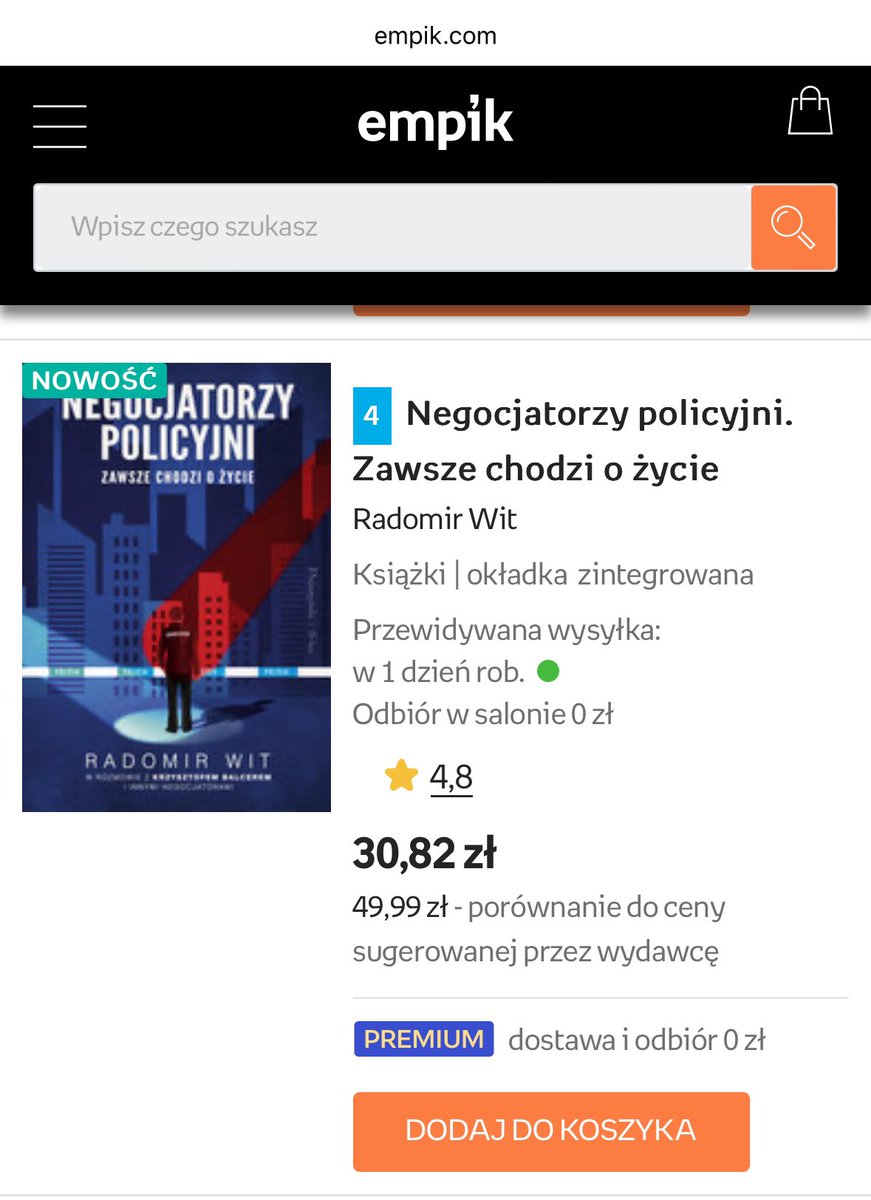 📍Tymczasem „Negocjatorzy” są już na czwartym miejscu w TOP100 literatury faktu… Bardzo dziękuję! ☺️ Tutaj można zamawiać: empik.com/negocjatorzy-p…