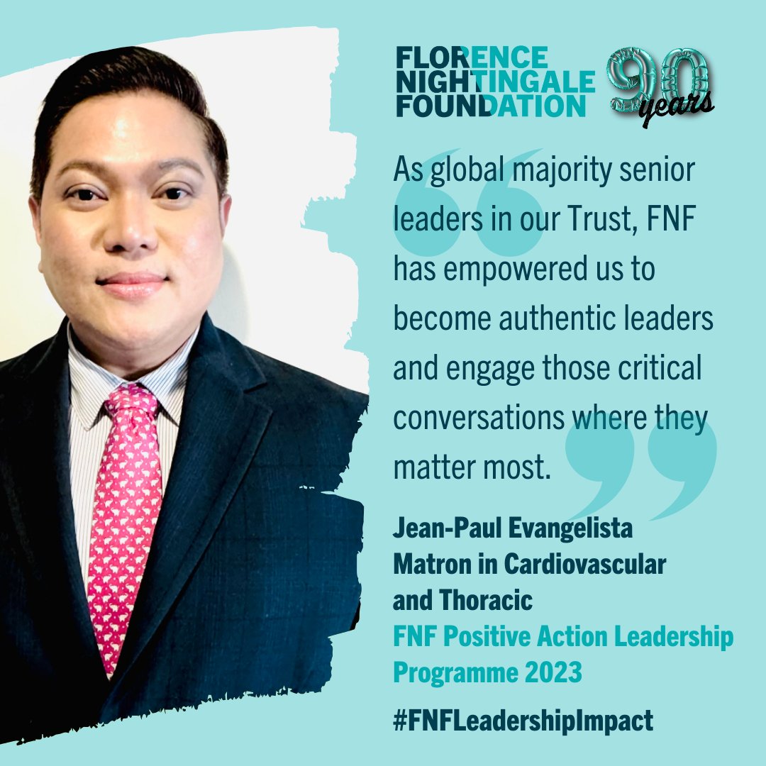 🎉 #FNF90at90 'As global majority senior leaders in our Trust, FNF has empowered us to become authentic leaders and engage those critical conversations where they matter most.' @jeaneva03 @UHSFT 

Celebrating #FNFLeadershipImpact as part of our 90th Anniversary.