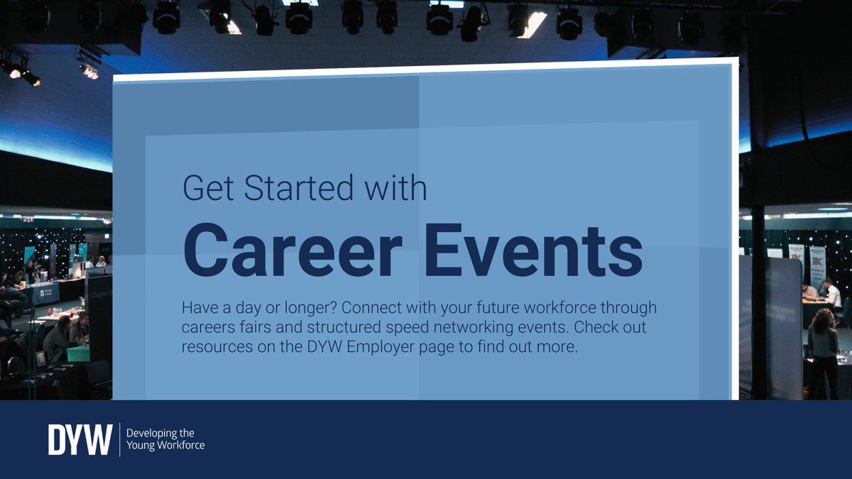 Have a day? Inspire young people to join your industry by representing your organisation at career events! Find out more: dyw.scot/employers #ConnectingEmployers #InspiringYoungMinds