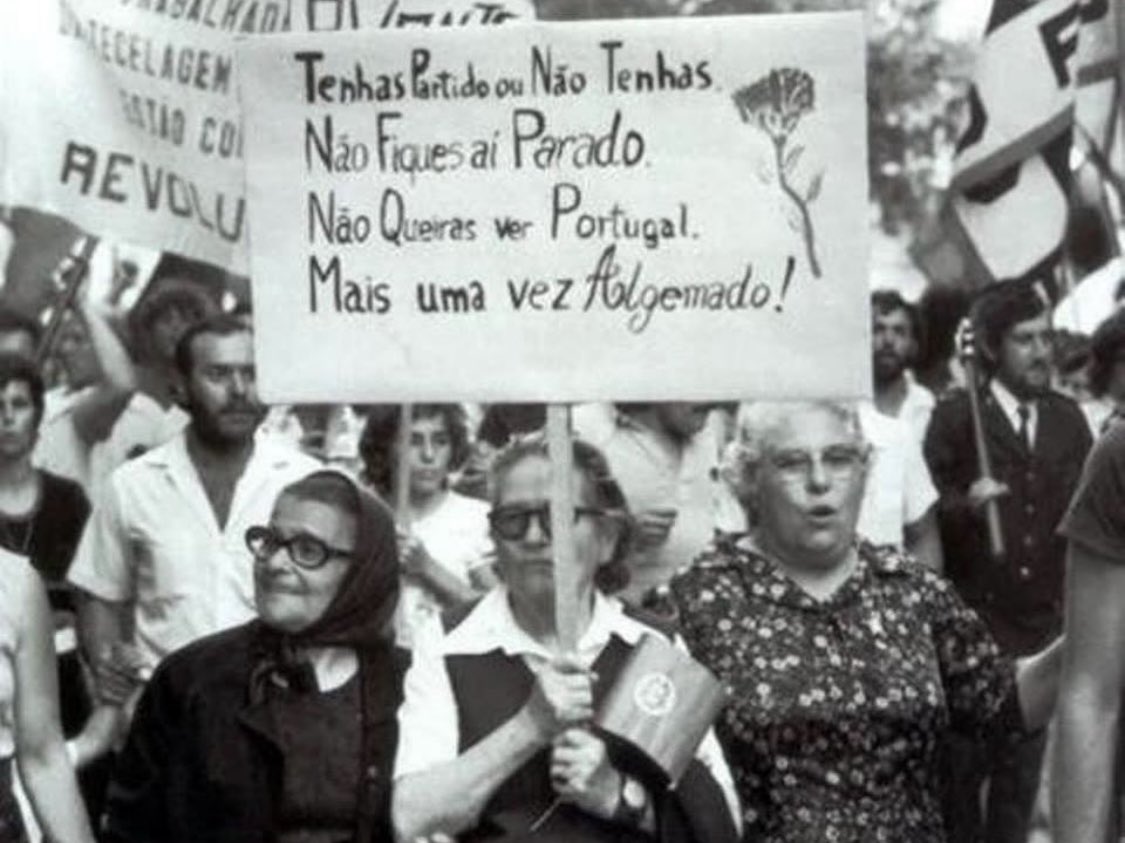 Tenhas Partido ou Não Tenhas
Não fiques aí Parado
Não Queiras ver Portugal
Mais uma vez Algemado!
