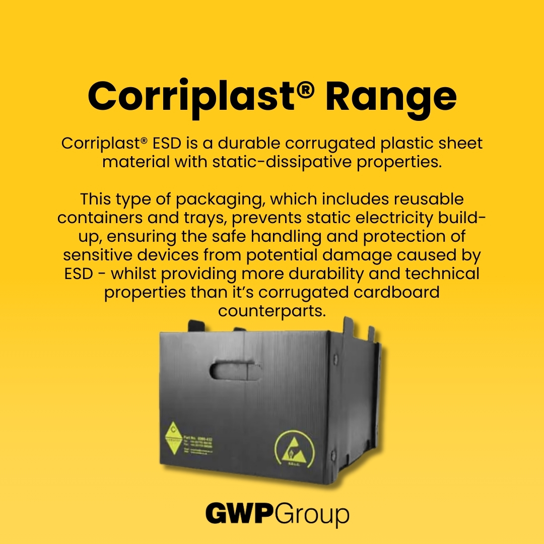 GWPGroup's tweet image. You can select from thousands of standard products in stock at GWP Conductive.

Unrivalled protection and short lead times ⚡

Find out more today 👉
📲 01793 754 457
📩 conductive@gwp.co.uk

#Conductive #ESDPackaging #AntiStaticFoam