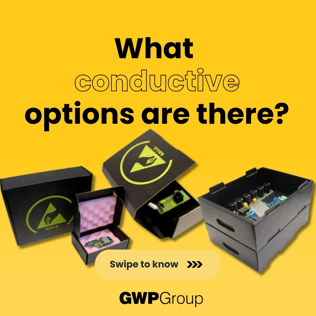GWPGroup's tweet image. You can select from thousands of standard products in stock at GWP Conductive.

Unrivalled protection and short lead times ⚡

Find out more today 👉
📲 01793 754 457
📩 conductive@gwp.co.uk

#Conductive #ESDPackaging #AntiStaticFoam