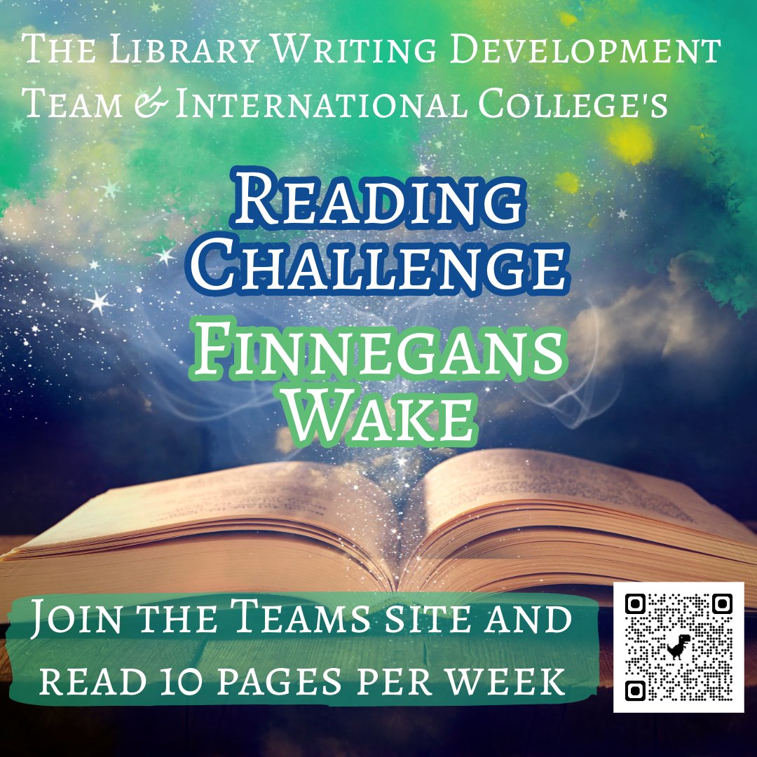 Does the notion of reading James Joyce’s Finnegans Wake occasionally pass through your mind only to be discarded by the potential arduousness of the task?

Join our reading challenge!

Find out more:

staffnews.lincoln.ac.uk/2024/04/18/fin…