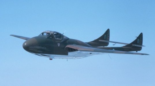 Rahmetli Rodezya Hava Kuvvetlerinin Vampyre Savaş Uçağı
