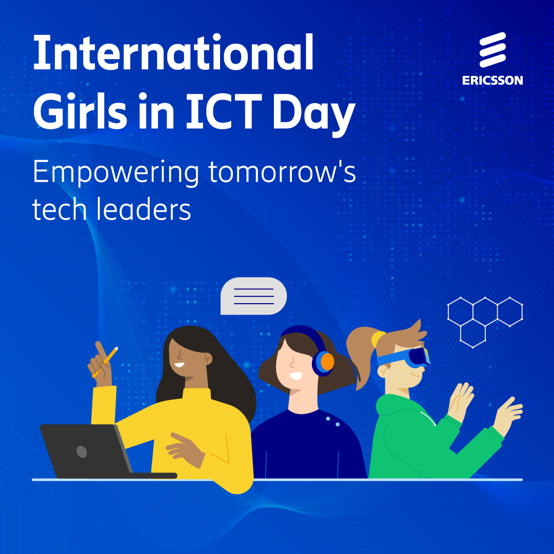 Happy Girls in ICT Day! 👩‍💻 We're proud to celebrate the achievements of women in technology and empower the next generation of female leaders in ICT. Let's continue to champion diversity and inclusion in the tech industry! 🤝
#GirlsInICT #Ericsson #WomenInTech