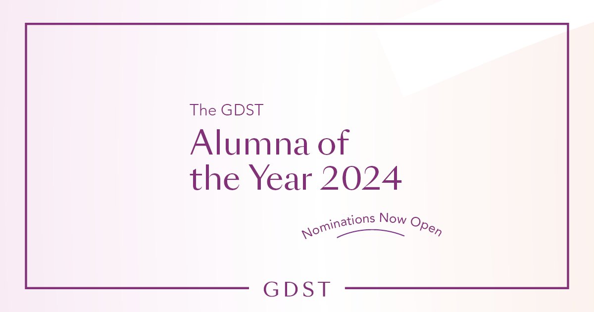 Do you know a fellow GDST alumna who's breaking new ground with inspiring achievements? Then tell us about them today because nominations close tomorrow on 26 April! ow.ly/PGs050RlWY2 #GDST @GDSTalumnae #GirlsEducation #GDSTdifference