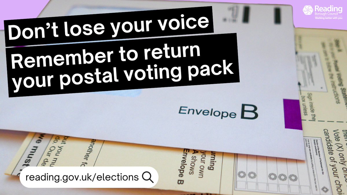 Voting by post in the local elections? Return votes by either ⬇ ✉ Royal Mail postbox ✉ Handing into Council offices, or your polling station on polling day Form must be completed for hand delivery, no more than 5 packs + your own will be accepted ➡ rdguk.info/absent_voting_…