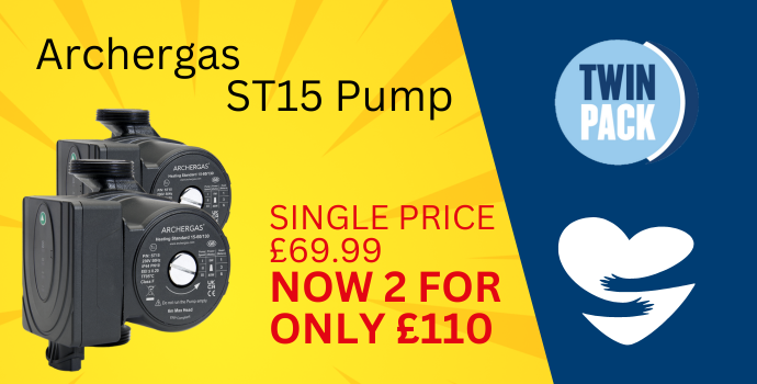 Multi-buy Archergas ST15 domestic circulating pumps here @trade_plumbing 2 pack to save £££s (01202) 001048 and find us in Christchurch, Dorset (BH23 3PE)
#tradeonly #heating #boiler #plumbing #hugaplumber