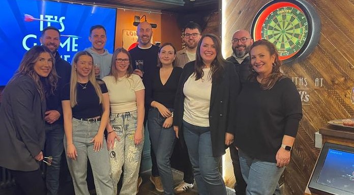 ImpellusUK's tweet image. We aim to work hard and play hard here at Impellus and the team certainly had a ‘Littler’ fun at our recent darts night, one of our regular social get-togethers. 😊

#positiveworkenvironment #employeeexperience