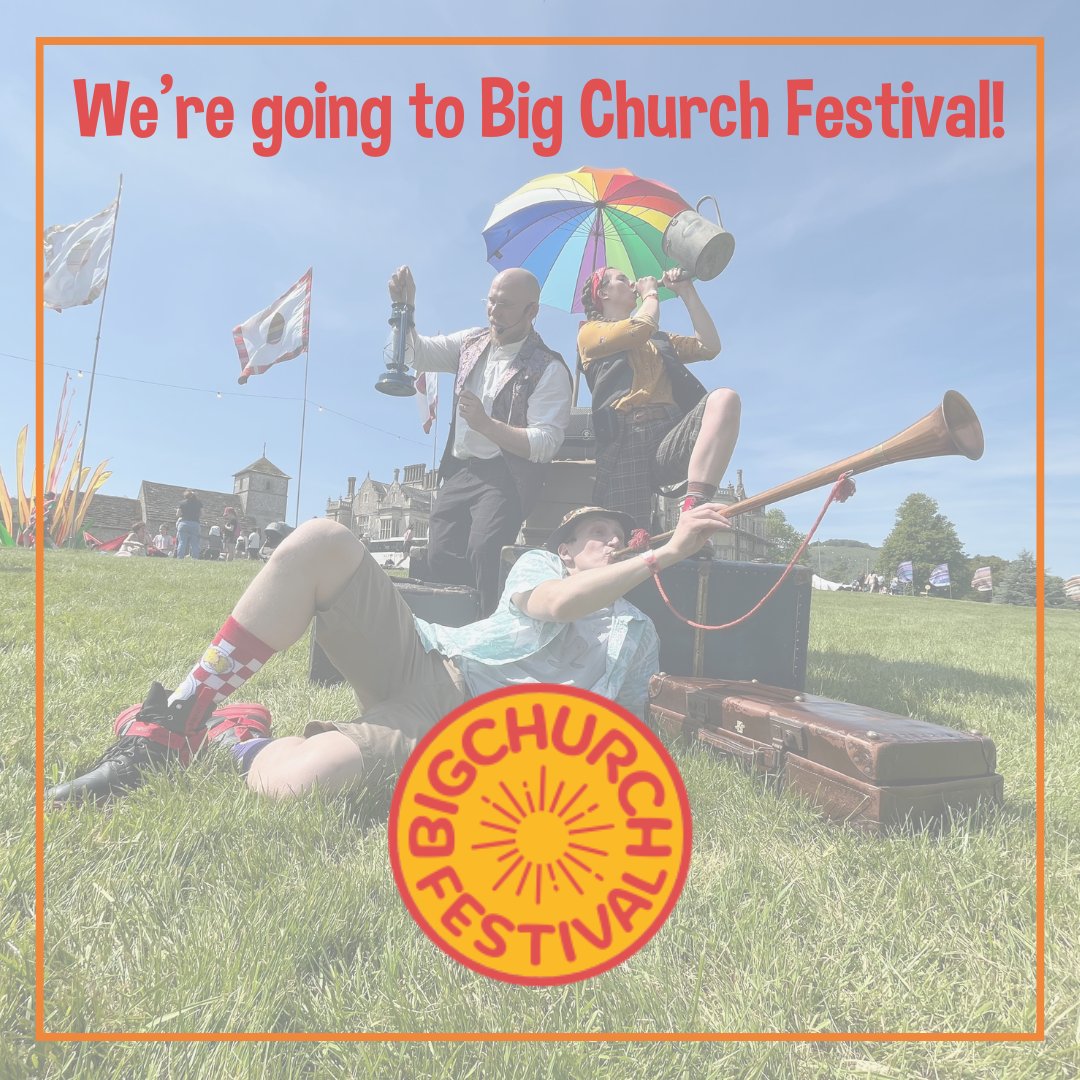 You heard it here first... we're going to Big Church Festival with both 4Front performances AND Virtual Sunday School! We're SO excited to be performing 'The Parable Keeper' as well as part of our 'Virtual Sunday School Praise Party' AND 'Pop up Parables' around the site!