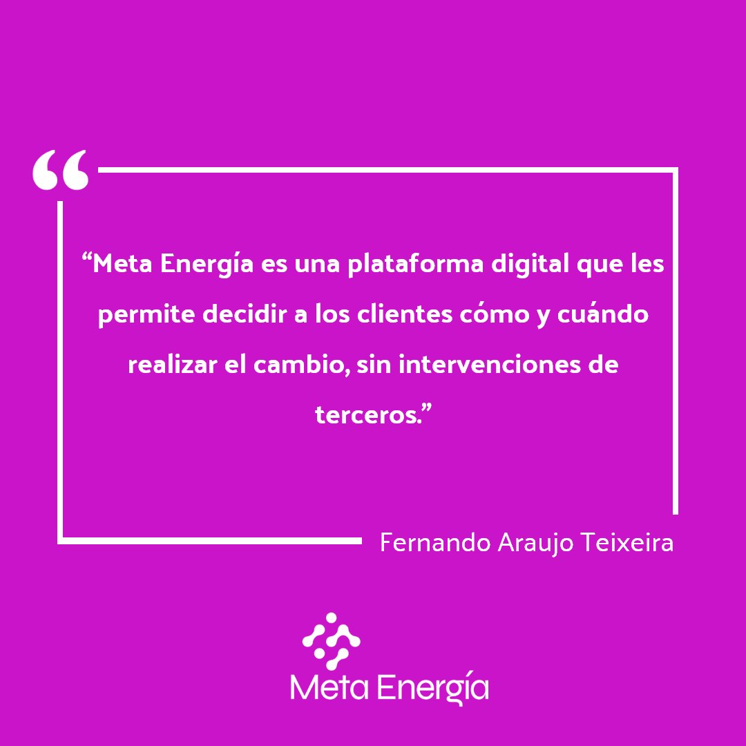 Haz el cambio y compruébalo 🙌🏼

Siéntete libre de tomar tú la decisión sobre tu factura 😳

Y sin intermediarios de por medio 🫨

¡No esperes más! ➡️metaenergia.ai/ahorro/

#metaenergía #ahorro #energíasrenovables #hogares #pymes #electricidad #gas