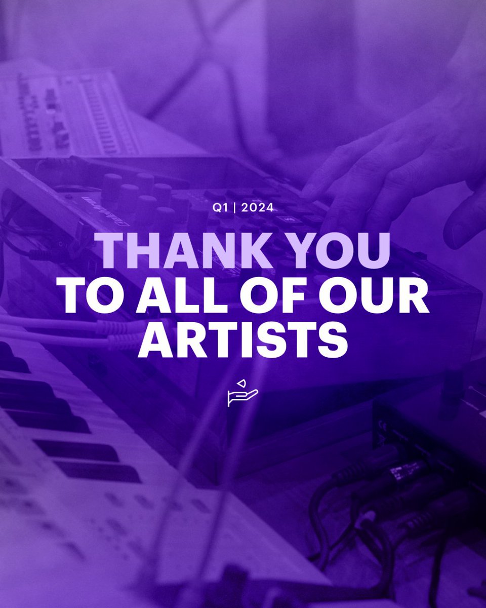 Thank you DJs and music producers around the world. The Quarterly Producer Payout Campaign has come to an end and we are already looking forward to the next.💜🍕🎶🍰💜 #support #music #artists #share #aslice