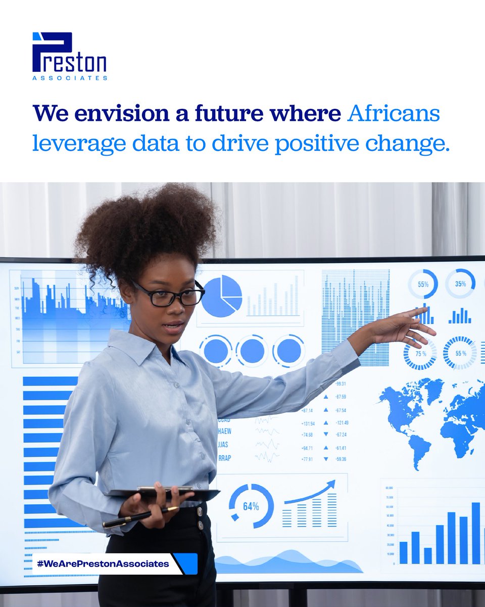 We see a continent where data-driven decisions lead to transformative outcomes, shaping a better tomorrow for all.    From healthcare to infrastructure, education and environmental sustainability, our approach is driving meaningful change and shaping a brighter future for Africa