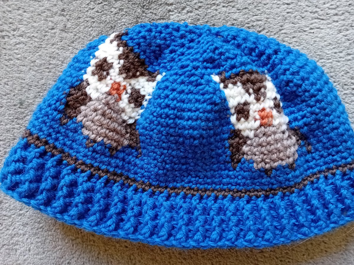 Helenintgarden's tweet image. #ThreeThingsThursday #Gratitude
1) a crow came &amp;amp; ate the gorey dead pigeon that appeared on the lawn, saving us a nasty job🐦‍⬛💚
2) I worked out how to make an owl hat to match my owl gloves 🦉🧶
3) a lovely sunny day relaxing at home on my own🌞🏡📚🧶