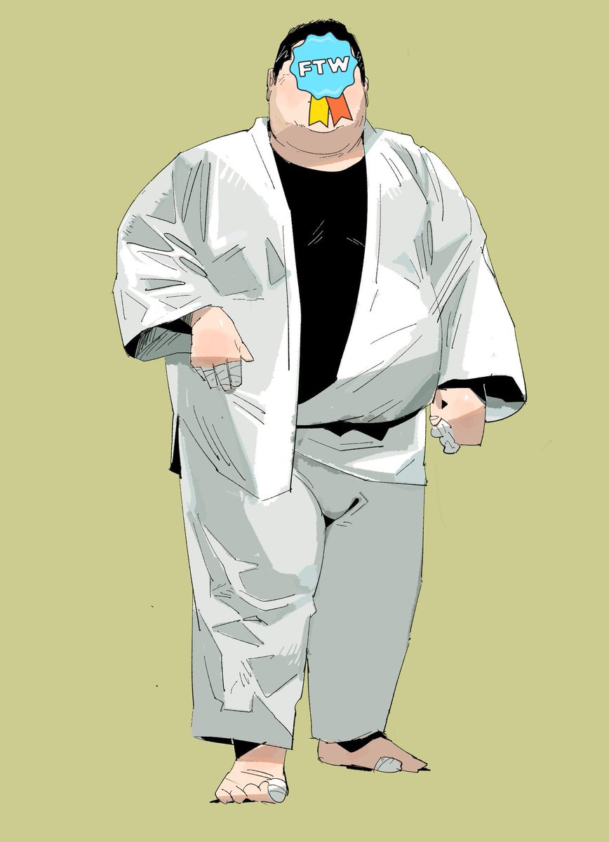 eaka68052032's tweet photo. トントンさん　@tontokoton_Art   描かせていただきました🙏
ありがとうございました
道着のシルエット感、良すぎる… https://t.co/WVZmFPltAA