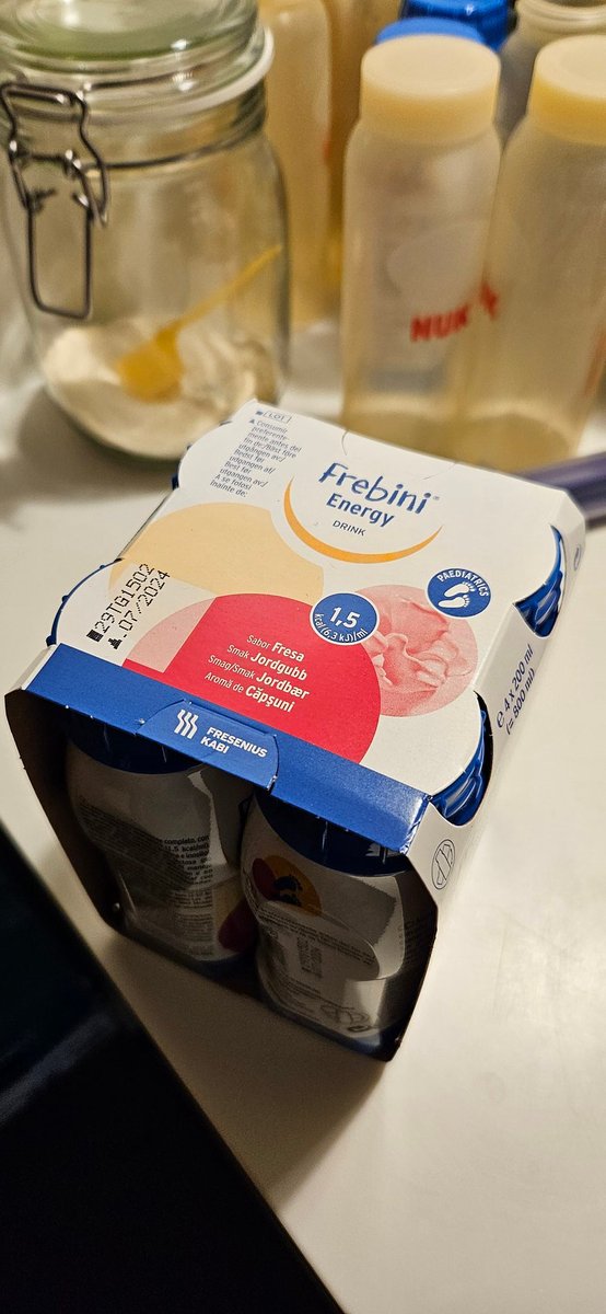 BcnFox's tweet photo. @SofiaGeorgiado8 This is out of stock. They need to find another type. I have 3 batidos. Tomorrow she needs anything else. ๐ฅน They better send. https://t.co/8U4N44rDGr