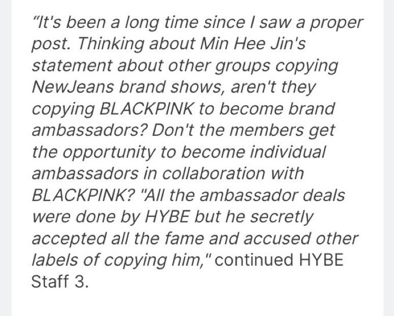 i knew blackpink was the standard for hybe ijbol