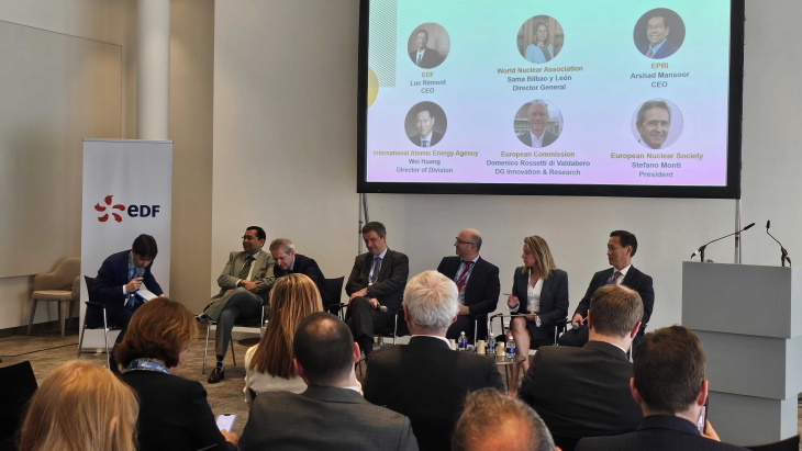 Industry needs to translate nuclear ambitions into reality, panel says The industry must seize the opportunities arising from a global change in the perception of nuclear energy, a panel session agreed during a side event associazioneitaliananucleare.it/intervento-del…