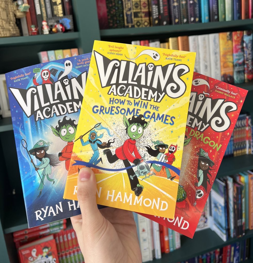 AND THEN THERE WERE THREE! How to win the Gruesome Games (aka villainous sports day) is out today 💛✨