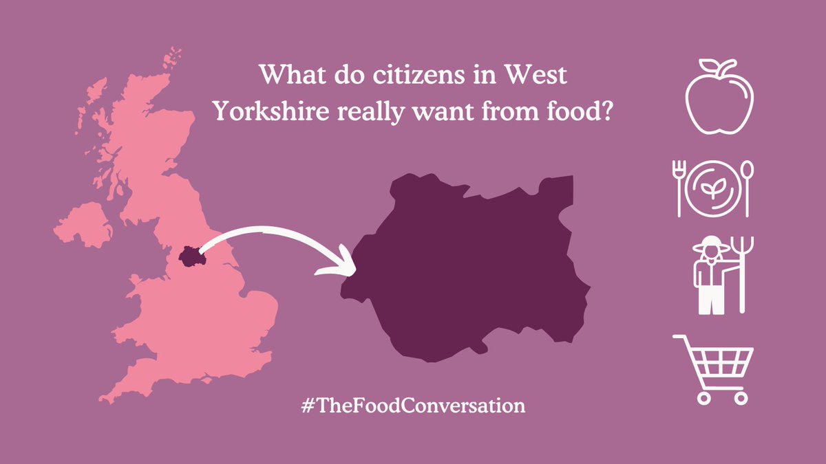 Organisations like @foodwiseleeds are already building a better food system in Leeds through a local food strategy.

But how to marry local action & ambition with national policy? People here in West Yorkshire have plenty of ideas.

#TheFoodConversation
thefoodconversation.uk