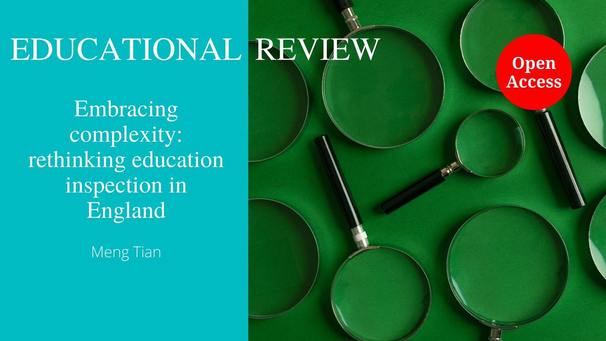 @MengTia84046806's #OpenAccess article offers valuable insights into ongoing debates around OfSTED’s fitness for purpose & effectiveness. An essential read to navigate the complex landscape of educational inspection & facilitate meaningful transformation: doi.org/10.1080/001319…