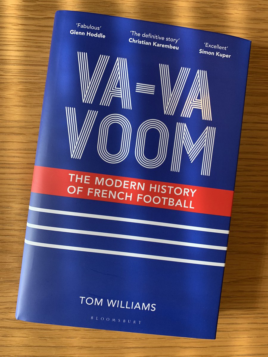 Hitting the shelves like a Jean-Pierre Papin volley hitting the net, Va-Va-Voom goes on sale TODAY!

A comprehensive account of French football’s modern era, it’s published by <a href="/BloomsburySport/">Bloomsbury Sport</a> and is available in hardback, ebook and audiobook #vavavoombook amazon.co.uk/Va-Va-Voom-Mod…
